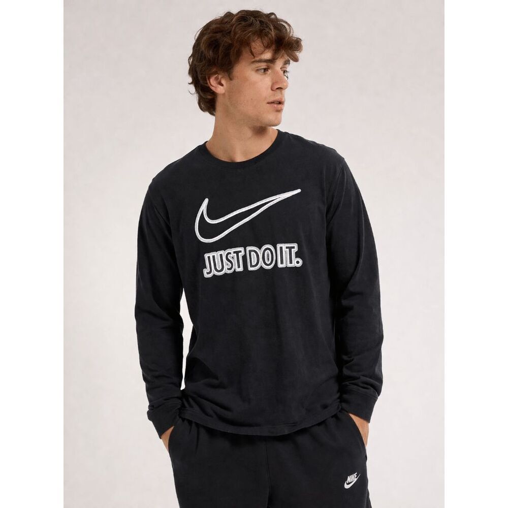 Nike Just Do It Long Sleeve Tee XL Black